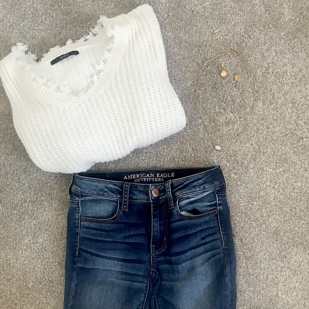 American Eagle Super Stretch Jeans Size 4 Short